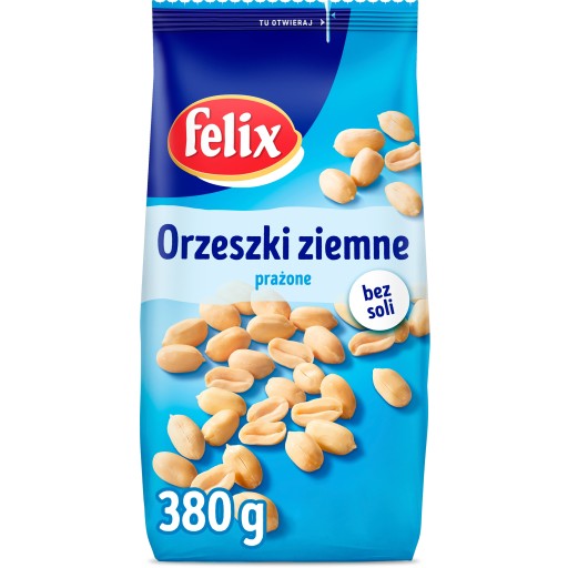 Arašidy bez soli Felix 380 g