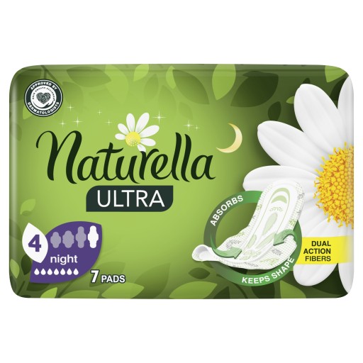 NATURELLA ULTRA NIGHT SANITÁRNE VLOŽKY 7 KS