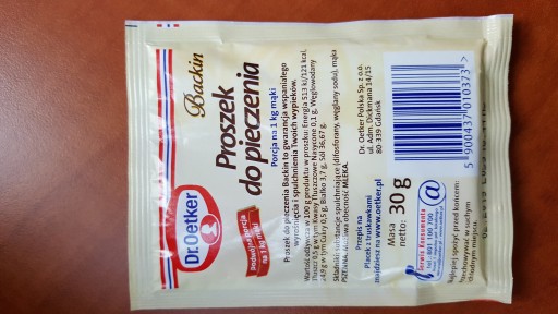 Prášok do pečiva Dr. Oetker 30 g 1 kg múky
