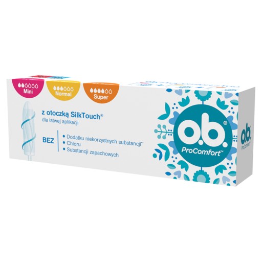 tampóny O.B Trio ProComfort Mini 8 + ProComfort Normal 8 + ProComfort Supe