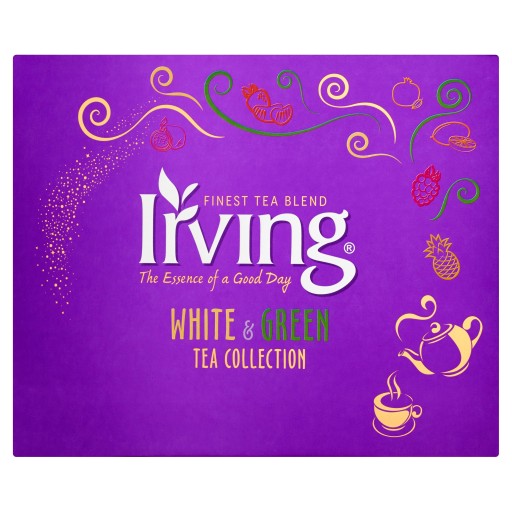 Irving White Green čajová súprava, 6 príchutí, 30 ks