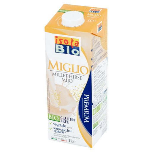 BEZSKLENÝ nápoj z prosa. BIO 1 r