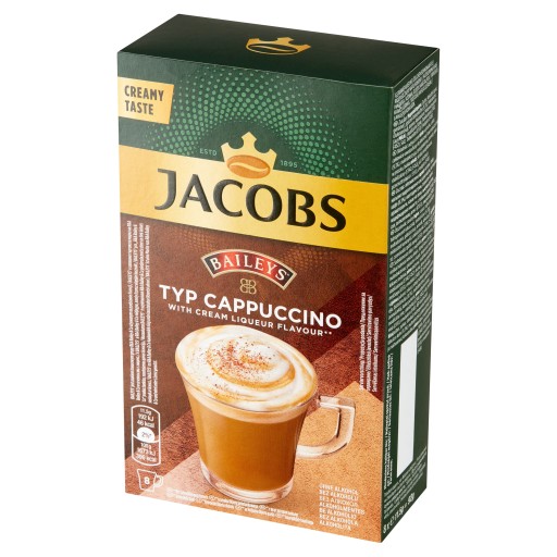 Jacobs Cappuccino Baileys Sachets 8 ks 92g