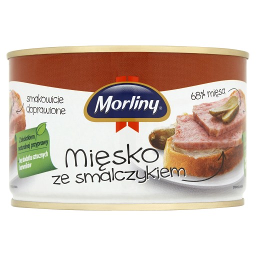 Mäsová konzerva s bravčovou masťou 400g Morlina