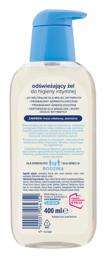 BAMBINO FAMILY gél na intímnu hygienu 400ml