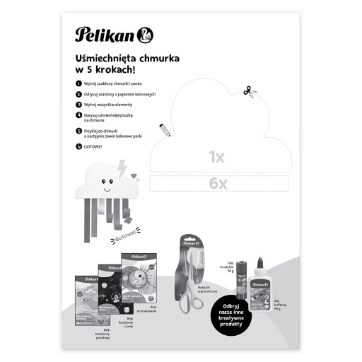 Farebný blok na kreslenie A4, 10 listov, 120g/m PELIKAN