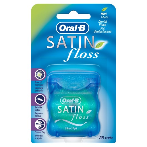 Oral-B saténová niť Mint Dentálna niť 25M Niť