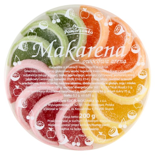 Pomorzanka Macarena Ovocné želé v cukre 200g