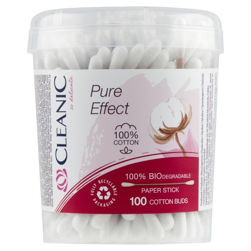 Tyčinky CLEANIC 100 ks, okrúhle
