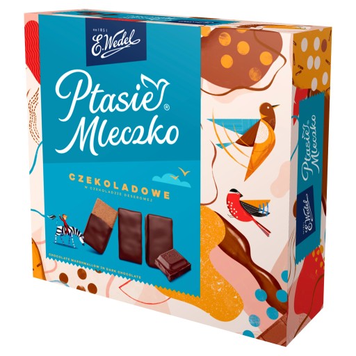 E. Wedel Ptasie čokoládové mlieko v tmavej čokoláde 340 g