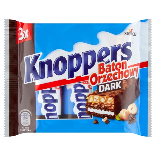 Knoppers Tmavá orechová tyčinka 120 g