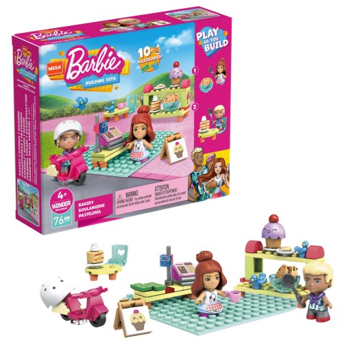 VÝSTUP Mega Bloks Barbie bloky cukráreň GWR32
