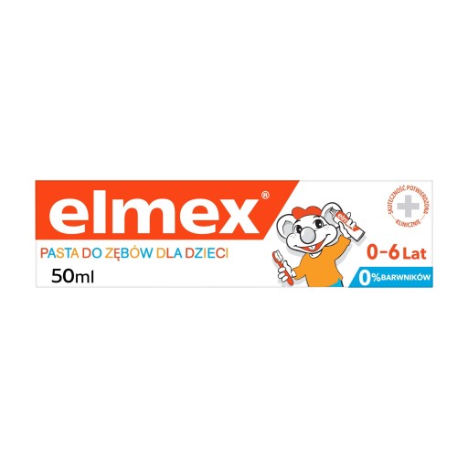 Zubná pasta ELMEX pre deti 0-6 rokov 50ml