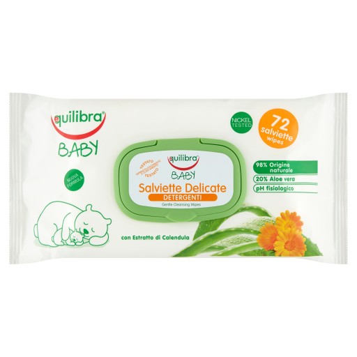 Jemné čistiace obrúsky Equilibra Baby