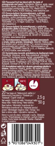 Teekanne ovocný TEA Love Granátové jablko 20 sáčkov
