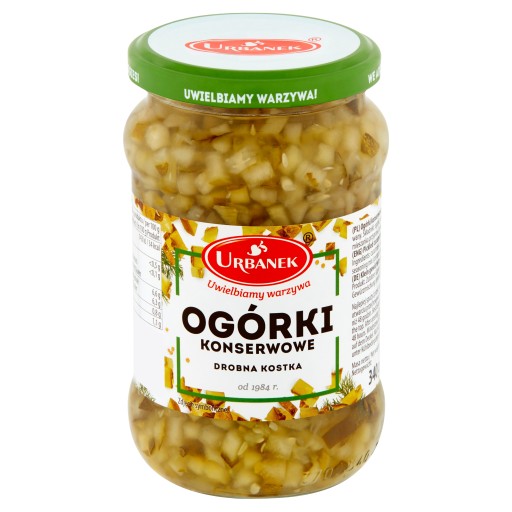 Urb.Ogórki zápory. kocka 340 g