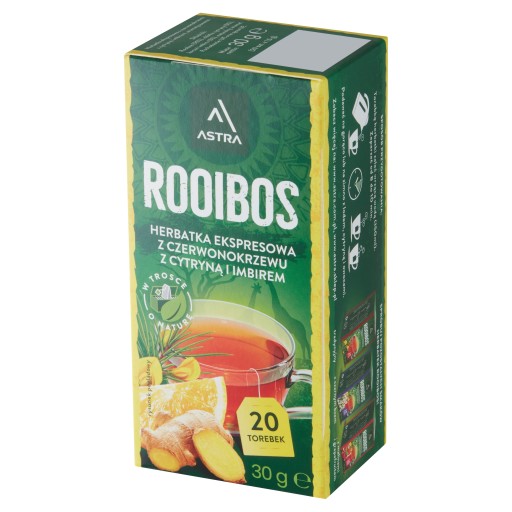Astra Rooibos Lemon Ginger EX20 x2