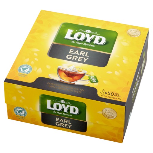 Loyd Earl Grey čierny čaj v pyramídach 50 ks