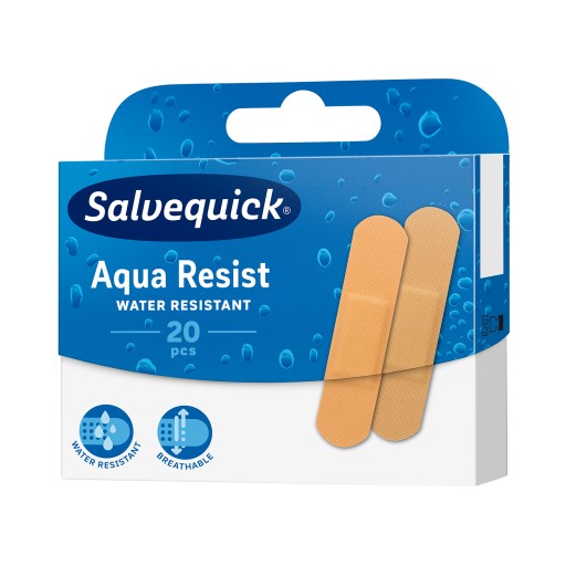 SALVEQUICK AQUA RESIST VODEODOLNÉ ZÁPLATY 20 ks