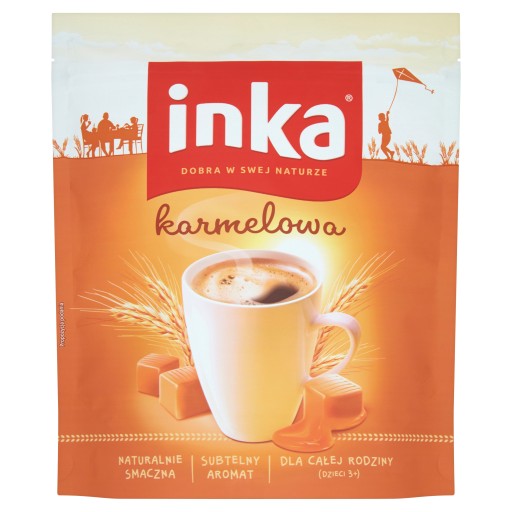 Cereálna káva Inka s karamelovou príchuťou 200g x2