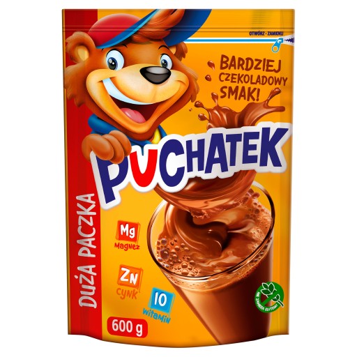 PUCHATEK DRINK COCOA príchuť čokoláda 600G