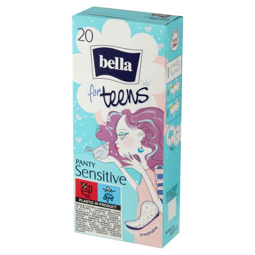 VLOŽKY BELLA 20KS. CITLIVÉ PRE tínedžerov
