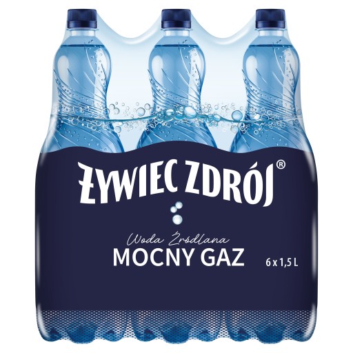 Żywiec Zdrój pramenitá plynová voda 6 x 1,5 l