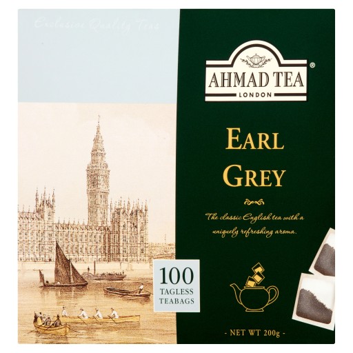 AHMAD TEA Earl Grey Čierny čaj (100 tb.) 200 g bez vešiaka
