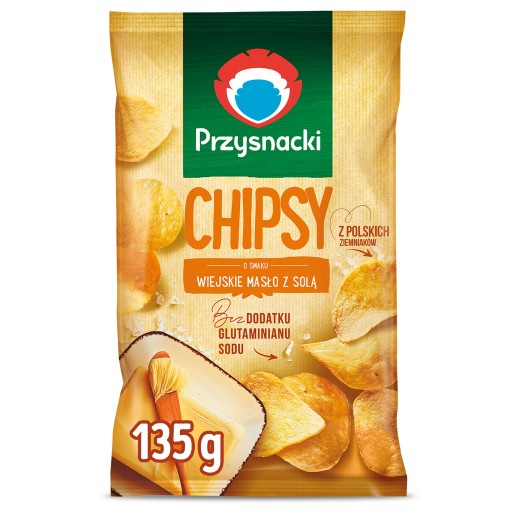 Przysnacki chrumky ochutené vidieckym maslom a soľou 135 g