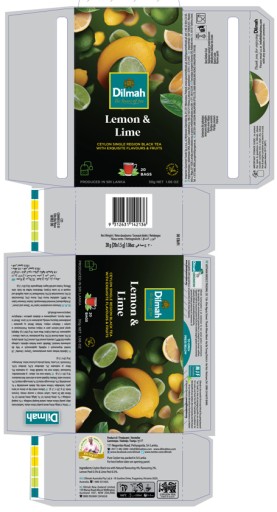 DILMAH 20 tb citrónová limetka