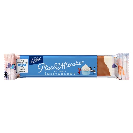 Ptasie Mleczko Krémová tyčinka v mliečnej čokoláde E. Wedel 26g