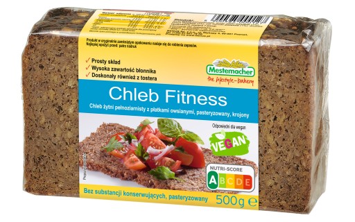Benus Fitness ražný chlieb s ovsenými vločkami 500 g
