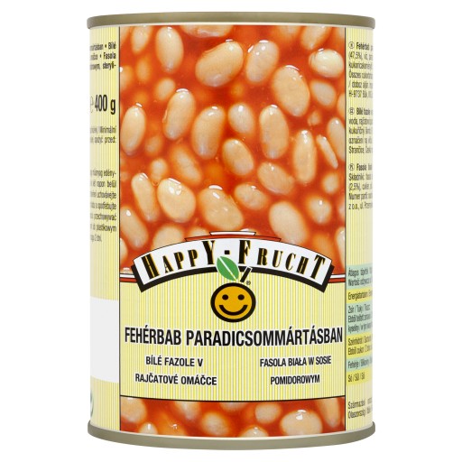 Happy Frucht Biela fazuľa v paradajkovej omáčke 400
