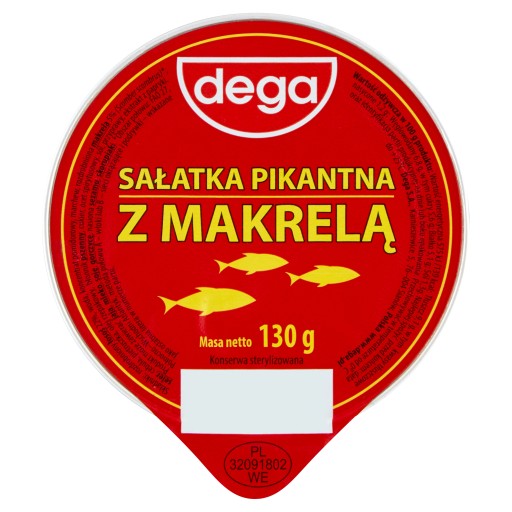 Dega šťukový šalát, makrela 130g