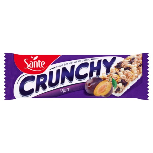 Sante Crunchy Cereálne tyčinkové müsli so slivkami 40 g