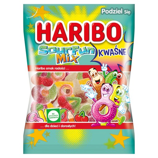 Haribo sourfun kyslá zmes 160g