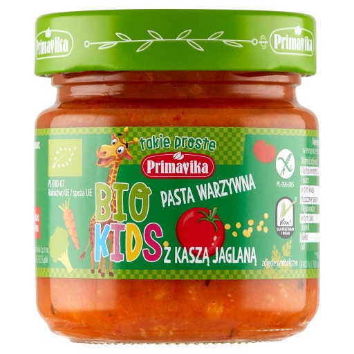 Zeleninová pasta s prosom BIO KIDS 160 g