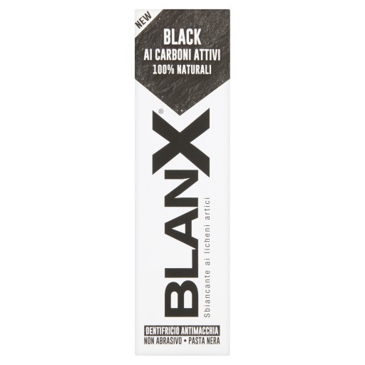 BLANX BLACK Čierna pasta s bieliacim uhlím 75ml
