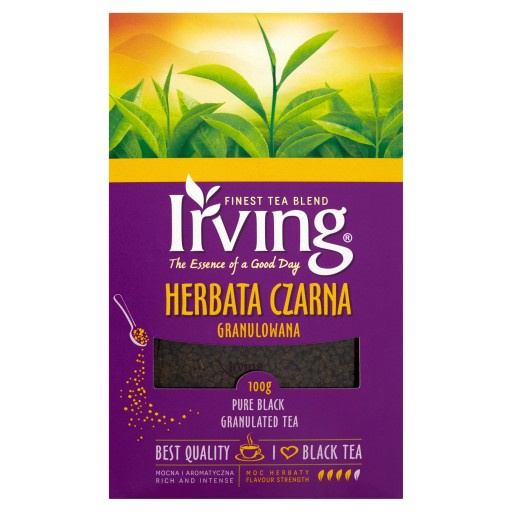 ČAJ ČIERNY GRANULOVANÝ Irving 100g