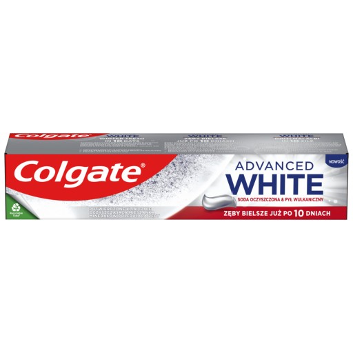Colgate Advanced White zubná pasta sóda bikarbóna sopečný popol 100ml