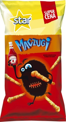 Star Snaki Clubs Kečupové chrumky Snacks 3x80g