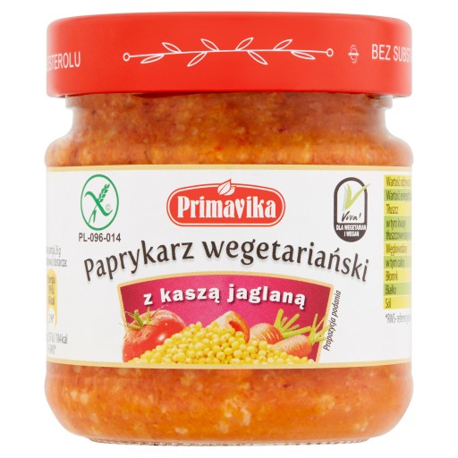 Vegetariánsky paprikáš s prosom, bezlepkový, 160 g Primavika
