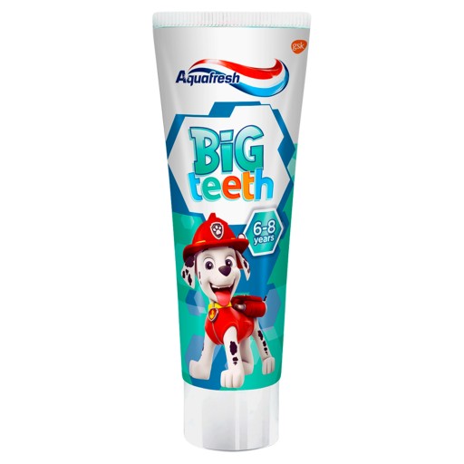 AQUAFRESH Tlapková PATROL ZUBNÁ PASTA PRE DETI 6-8 ROKOV 50 ml