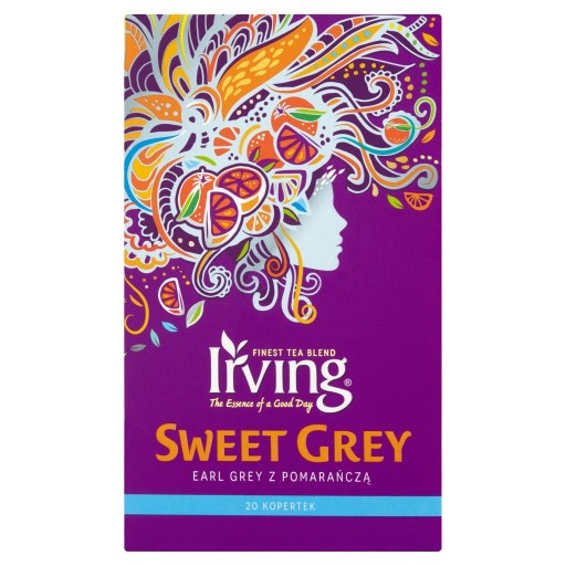 IRVING BLACK čaj Sweet Grey earl grey 20 obálok