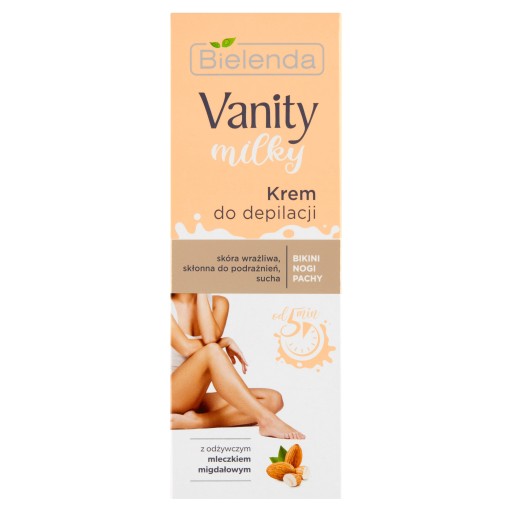 BIELENDA VANITY MILKY KR/DEPILATION 100ML S VÝŽIVNÝM MANDĽOVÝM MLIEKOM