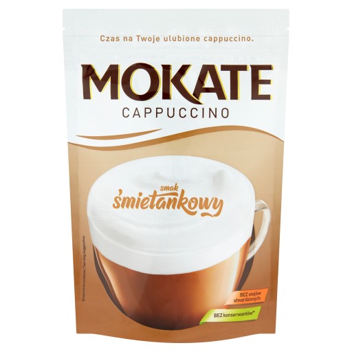 MOKATE CAPPUCCINO s príchuťou KRÉM 110g TB