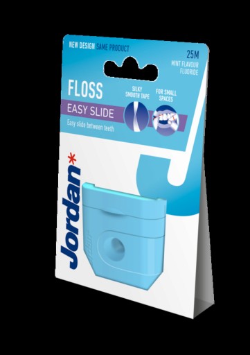 JORDAN EASY SLIDE Floss 25m plochá zubná niť