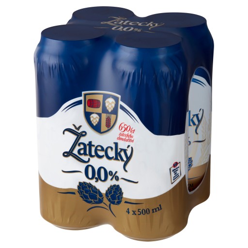 Žatecký plechovka nealko 4x500ml