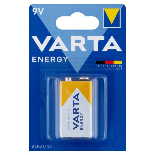 Alkalická batéria Varta Energy 9V 6LR61 1 ks.