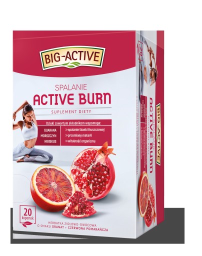 Ovocný čaj na pálenie Big-Active 40 g